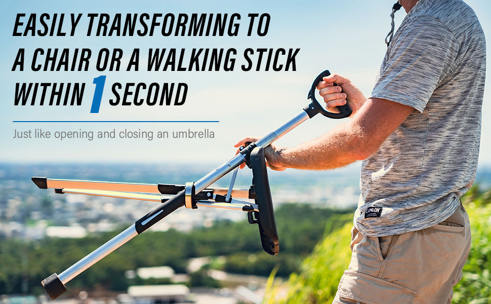 2-in-1 Cane with Seat