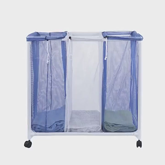 Laundry Basket with Clothing Sorter